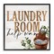 Stupell Industries Help Wanted Rustic Laundry Room Framed Giclee, design by Kim Allen